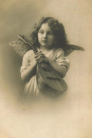 ANGELO Natale Vintage Cartolina CPSM #PBP618.IT - Engel