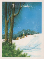 Buon Anno Natale Vintage Cartolina CPSM #PBM860.IT - Nouvel An