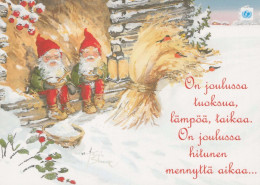 Buon Anno Natale BAMBINO Vintage Cartolina CPSM #PBM348.IT - Neujahr