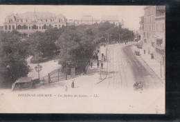 Cpa 62 Boulogne Sur Mer Les Jardins Du Casino - Boulogne Sur Mer