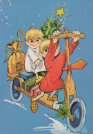 Buon Anno Natale BAMBINO Vintage Cartolina CPSM #PAY901.IT - Anno Nuovo