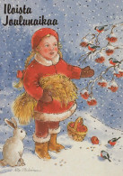 Buon Anno Natale BAMBINO Vintage Cartolina CPSM #PAY192.IT - Anno Nuovo