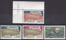 Monaco, 1962, 695/98, MNH **, Europa. - Ungebraucht