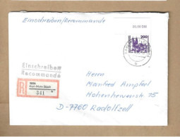 Los Vom 15.05 -  Einschreiben -Briefumschlag Aus Karl-Marx-Stadt 1990 - Storia Postale