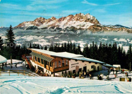 72716765 St Johann Tirol Bergstation Angerer Alm Wilder Kaiser Winterpanorama Ka - Sonstige & Ohne Zuordnung