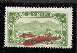 SYRIE PA 38a NEUF** TB VARIÉTÉ SURCHARGE RENVERSÉE - Luftpost