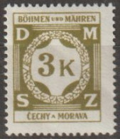 05/ Pof. SL 12, Dark Olive - Unused Stamps