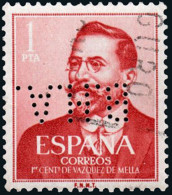 Madrid - Perforado - Edi O 1351 - "B.H.A." (Banco) - Usados