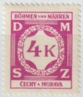 06/ Pof. SL 13, Light Purple - Unused Stamps