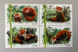 WWF 2009 : BHUTAN - Red Panda Bear - MNH ** - Unused Stamps