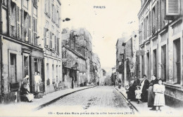 CPA. [75] > PARIS > N° 524 - Rue Des BOIS Prise De La CITE LEMIERE - (XIXe Arrt.) - Belle Animation - 1909 - BE - Distrito: 19