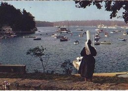 Bénodet   G164   CPSM 10X15     Sainte Marine. Le Port Et L'entrée De La Rivière - Bénodet