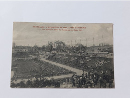 P1 Cp Bruxelles/Exposition De 1910, Après L'incendie. Vue Générale, Prise Du Restaurant Du Beau Site. - Mostre Universali