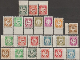 07/ Pof. SL 1,3-5,6-12, Border Stamps - Ungebraucht