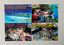 WWF 2009 : GRENANDA CARRIACOU - Lobsters -  MNH ** - Unused Stamps