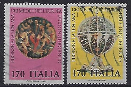 Italy 1980  Medici-Ausstellung, Florenz (o) Mi.1698-1699 - 1971-80: Usados