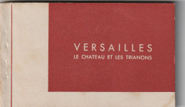 Versailles Le Chateau Et Les Trianons  Carnet De 20 Cartes Edit Des Monuments Historiques - Castillos