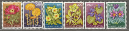 YOUGOSLAVIE- N°1224/9 ** (1969) Fleurs Médicinales - Unused Stamps