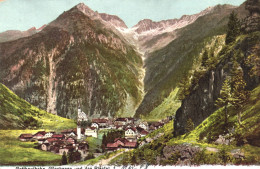 GOSCHENEN, URI, MOUNTAIN, ARCHITECTURE, TOWER, SWITZERLAND, POSTCARD - Göschenen