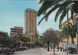 SASSARI-PIAZZA CASTELLO E NUOVO GRATTACIELO-CARTOLINA VERA FOTOGRAFIA VIAGG. IL 7-11-1966 - Sassari