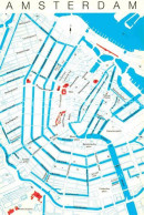 72715552 Amsterdam Niederlande Centrum Stadtplan Amsterdam - Other & Unclassified