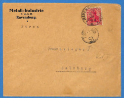 Allemagne Reich 1920 - Lettre De Ravensburg - G33448 - Lettres & Documents