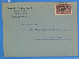 Allemagne Reich 1923 - Lettre De Karlsruhe - G33445 - Storia Postale