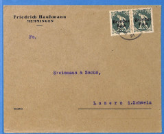 Allemagne Reich 1921 - Lettre De Memmingen - G33434 - Cartas & Documentos