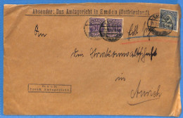 Allemagne Reich 1922 - Lettre De Emden - G33424 - Cartas & Documentos