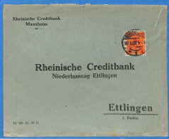 Allemagne Reich 1922 - Lettre De Mannheim - G33412 - Briefe U. Dokumente