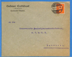 Allemagne Reich 1921 - Lettre De Hannover - G33403 - Storia Postale