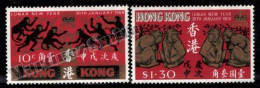 Hong Kong 1968 Yvert 228-29, New Lunar Year Of The Monkey - MNH - Nuovi