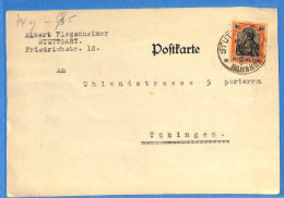 Allemagne Reich 1920 - Carte Postale De Stuttgart - G33375 - Cartas & Documentos