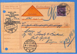Allemagne Reich 1922 - Carte Postale De Dusseldorf - G33370 - Storia Postale