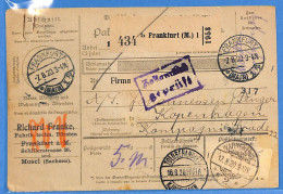 Allemagne Reich 1920 - Carte Postale De Frankfurt - G33365 - Storia Postale