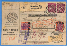 Allemagne Reich 1922 - Carte Postale De Bremen - G33359 - Brieven En Documenten