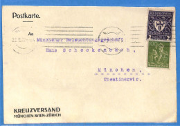 Allemagne Reich 1922 - Carte Postale De Munchen - G33356 - Cartas & Documentos