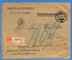 Allemagne Reich 1920 - Lettre Einschreiben De Berlin - G33351 - Storia Postale
