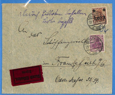 Allemagne Reich 1921 - Lettre Durch Eilboten De Berlin - G33349 - Cartas & Documentos