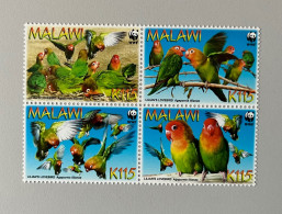 WWF 2009 : MALAWI - Parrots -  MNH ** - Unused Stamps