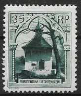 LIECHTENSTEIN 1930 SOGGETTI DIVERSI - DENTELLATURA 11 E MEZZO X 10 E MEZZO   UNIF. 100  C   MLH VF - Unused Stamps