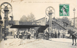 CPA. [75] > PARIS > N° 496 - Le Pont Levant De La Rue De Crimée - (XIXe Arrt.) - 1907 - TBE - Paris (19)