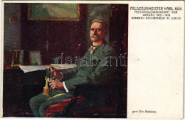 T2/T3 1918 Feldzeugmeister Karl Kuk. Festungskommandant Von Krakau 1912-1916. General-Gouverner In Lublin. Offizielle Ka - Unclassified