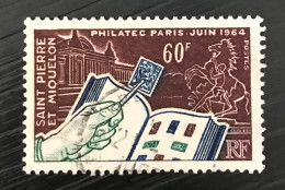 Timbre Oblitéré Saint Pierre Et Miquelon 1964 Yt N° 371 - Used Stamps