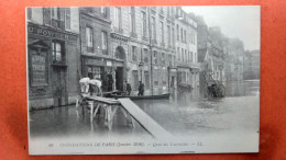 CPA (75) Inondations De Paris.1910. Quai Des Tournelles.  (7A.872) - Paris Flood, 1910