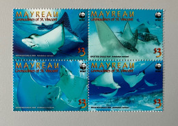 WWF 2009 : MAYREAU GRENADINES OF SINT VINCENT - Spotted Eagle Ray -  MNH ** - Nuovi