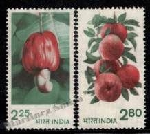 Inde/ India 1981 Yvert 663-64, Definitives, Fruits - Only Shown Values - MNH - Ungebraucht