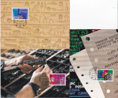 Zum. 860-862 / Mi. 1520-1522  Maximumkarten Serie Mit Passendem ET-Ortsstempel - Maximum Cards