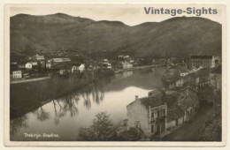 Trebinje - Gradina / Bosnia & Herzegovina: Partial View - River (Vintage RPPC ~1910s/1920s) - Bosnia And Herzegovina