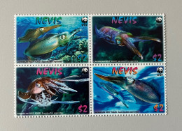 WWF 2009 : NEVIS - Reef Squid -  MNH ** - Nuevos